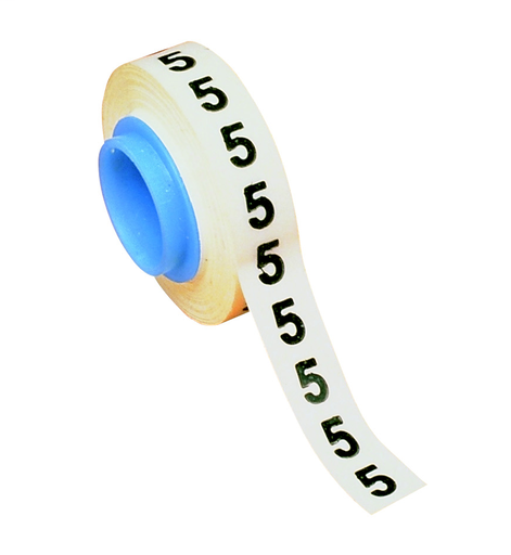 Product image for Panduit PMDR-YEL Pre-Printed Marker Tape Refills, Polyester, 8' Roll, Solid Yellow