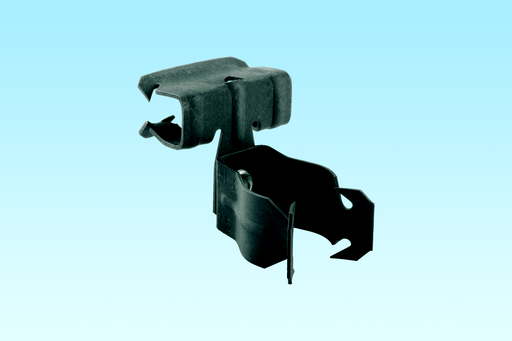 Product image for Panduit P16P24SM Beam Clamp For 1/8" - 1/4" Flange With 1" Push Fit Conduit Clip; 3/4" Rigid/imc; Static Load Capacity: 25 Lbs. - Verticalically For Bottom Mount; 15 Lbs. Verticalically For Side Mount.