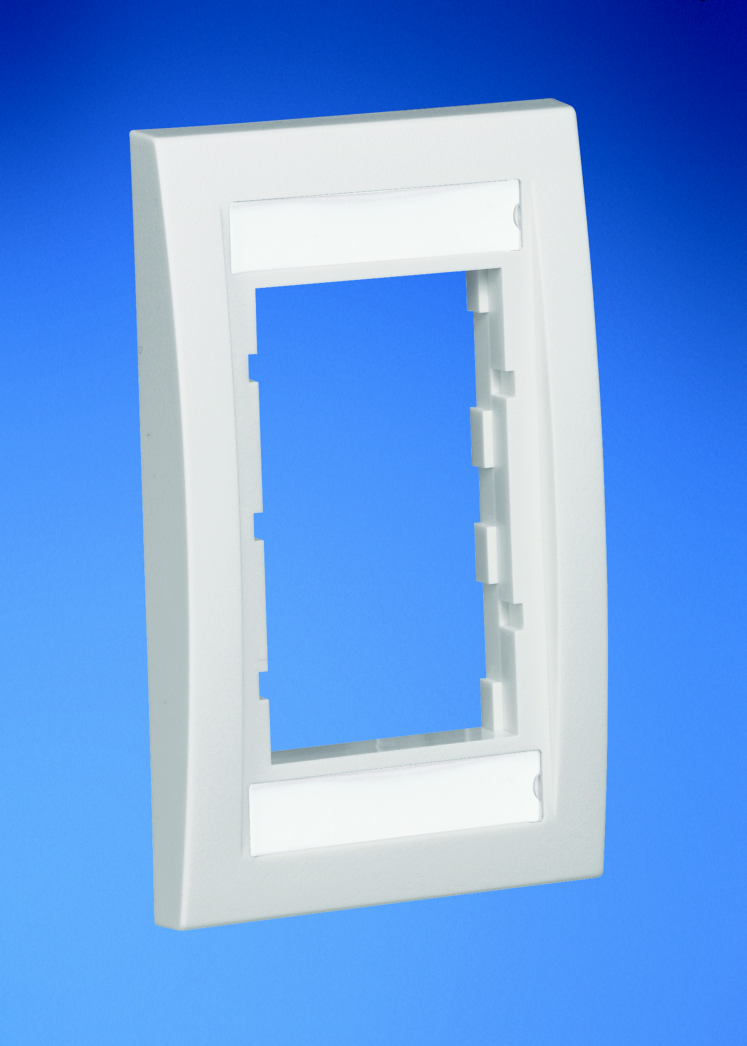 Product image for Panduit CBEEIY Faceplate Frame, Single Gang, Executive, Electric Ivory
