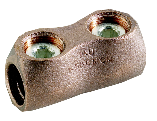 Product image for Panduit PNLC-250-1 Copper Mechanical Splice, 2-Set Screw, #6 SOL - 250 kcmil