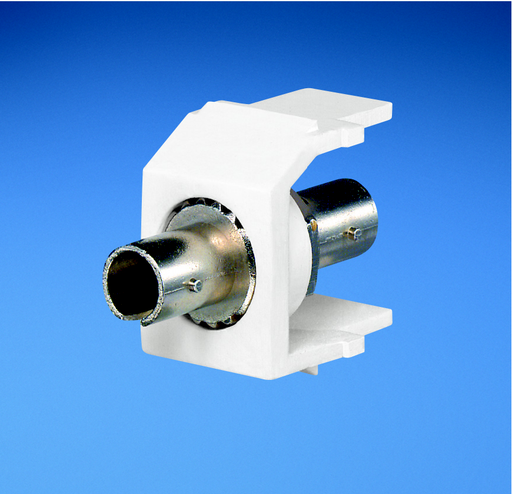 Product image for Panduit NKSTMIW NK module supplied with one ST multimode simplex adapter with phosphor bronze split sleeve.