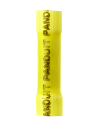 Panduit BSV10X-E Butt Splice, 12  10 AWG, vinyl insulated, Terminal Convenience Package.