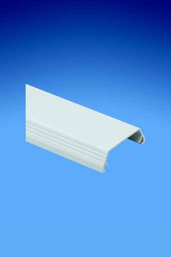 Product image for Panduit T45CAW3 T-45 trunking hinged cover in 3m lengths.