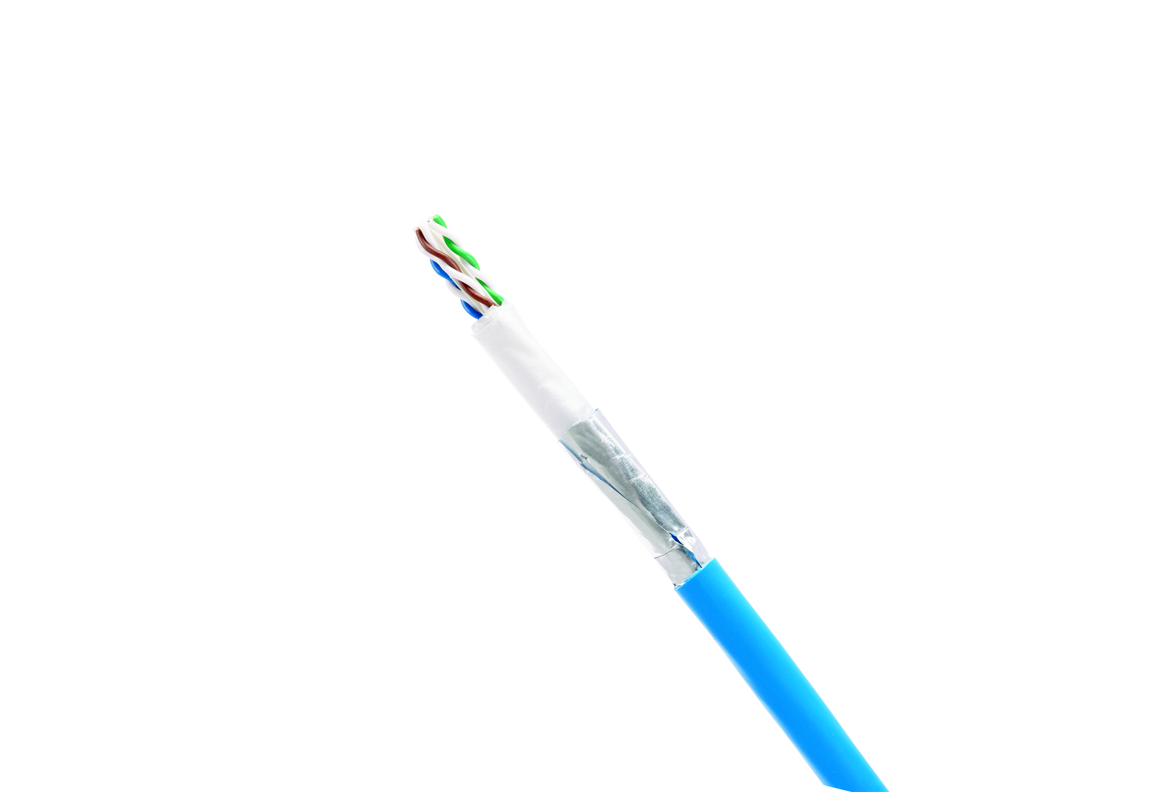 Product image for Panduit PUR6AM04BU-CG Copper, Cable, Cat6A, 23A, CMR, Blue, 1000Ft