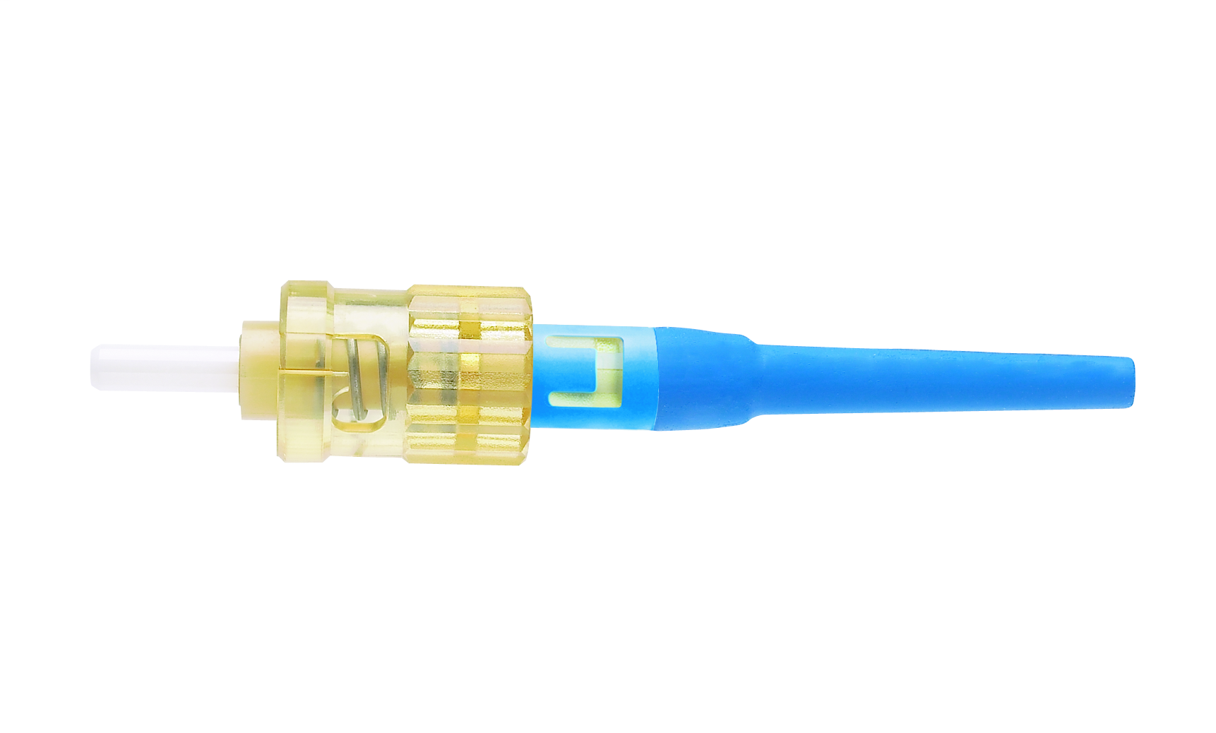 Product image for Panduit FSTSCBU ST Singlemode Simplex Fiber Optic Connector for 900m, Tight-Buffered Fiber Installation.