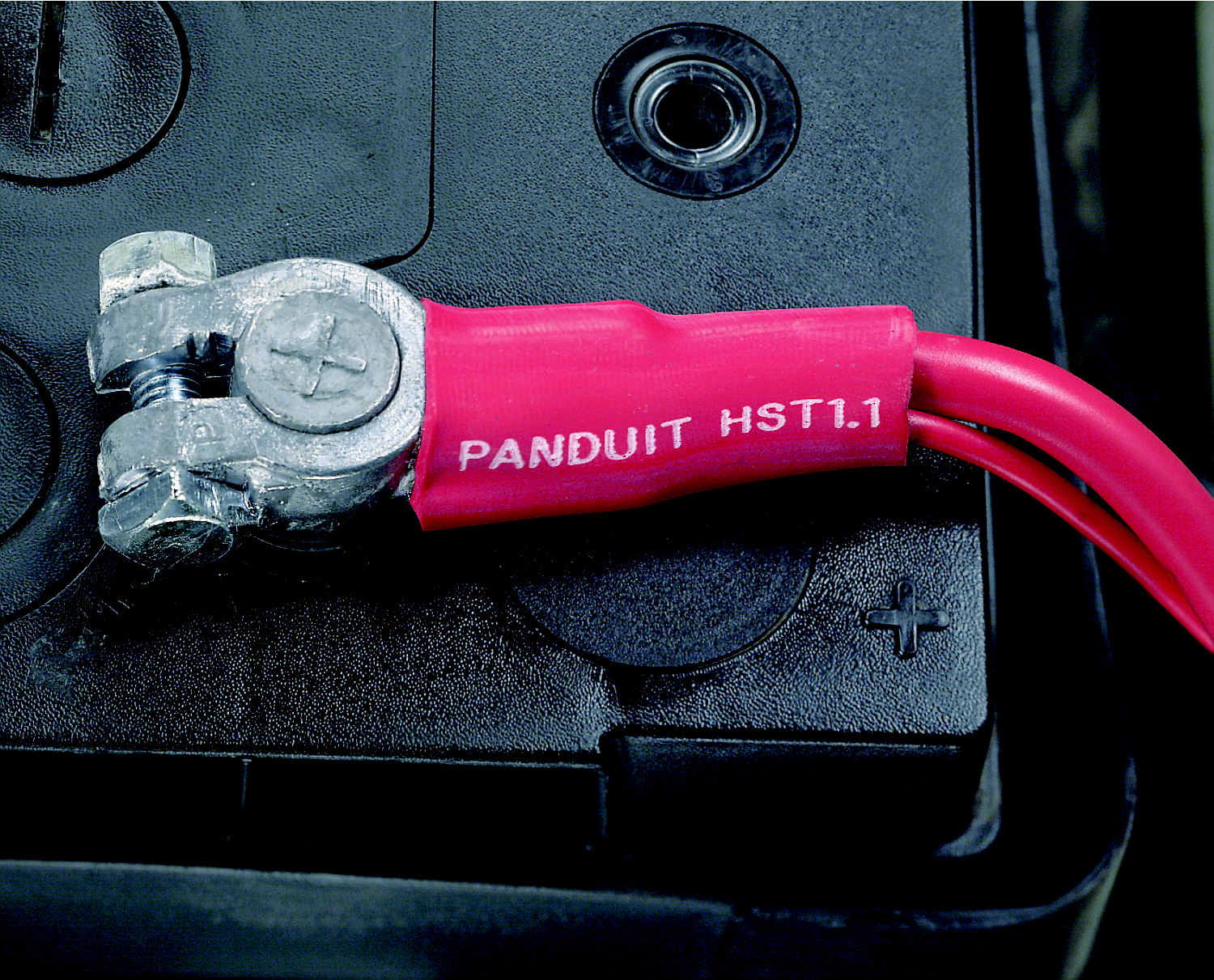 Product image for Panduit HST0.4-3-Q2Y Heat Shrink Thick Adhesive, 4"(10.2mm) Diameter, Red
