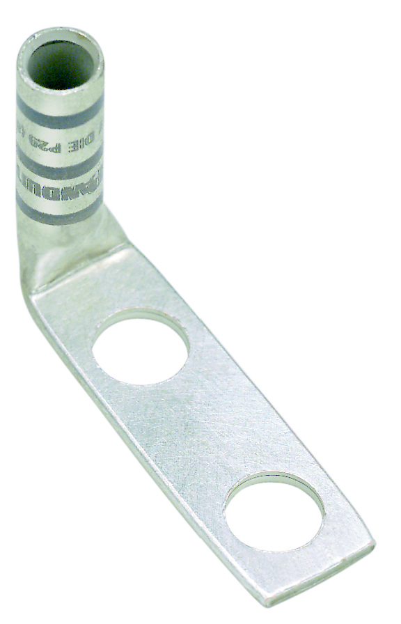 PAN LCC2-38F-Q CuLugLB,2Hole,#2AWG, Product image for PAN LCC2-38F-Q CuLugLB,2Hole,#2AWG,