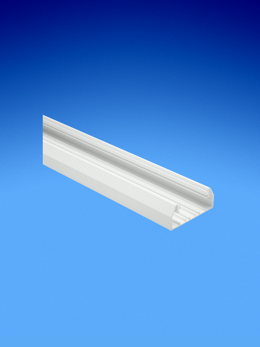 Product image for Panduit T70BIG8 T-70 raceway base in 8' and 10' lengths. Supplied with pre-punched mounting holes.