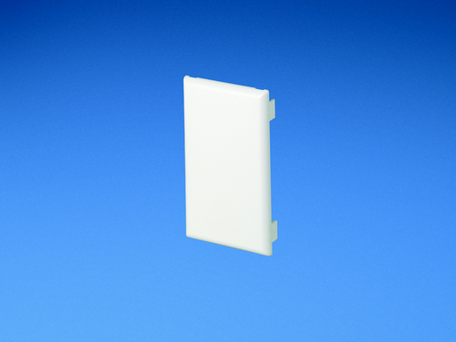 Product image for Panduit T70PNWH Snap-on single gang Black cover faceplate. No additional mounting hardware required