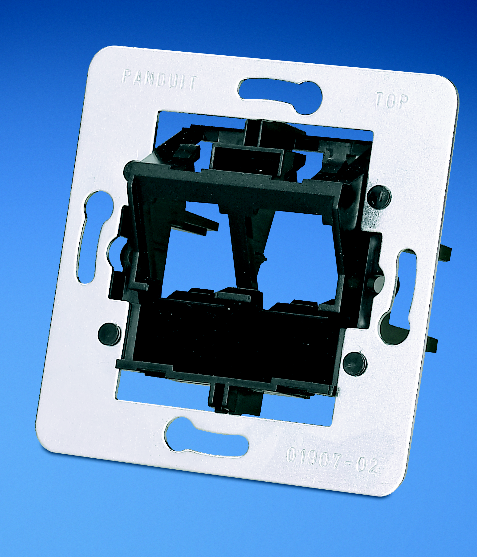 Product image for Panduit CGVA2BL Adapter, 2 Port, Galea/Valena, Black