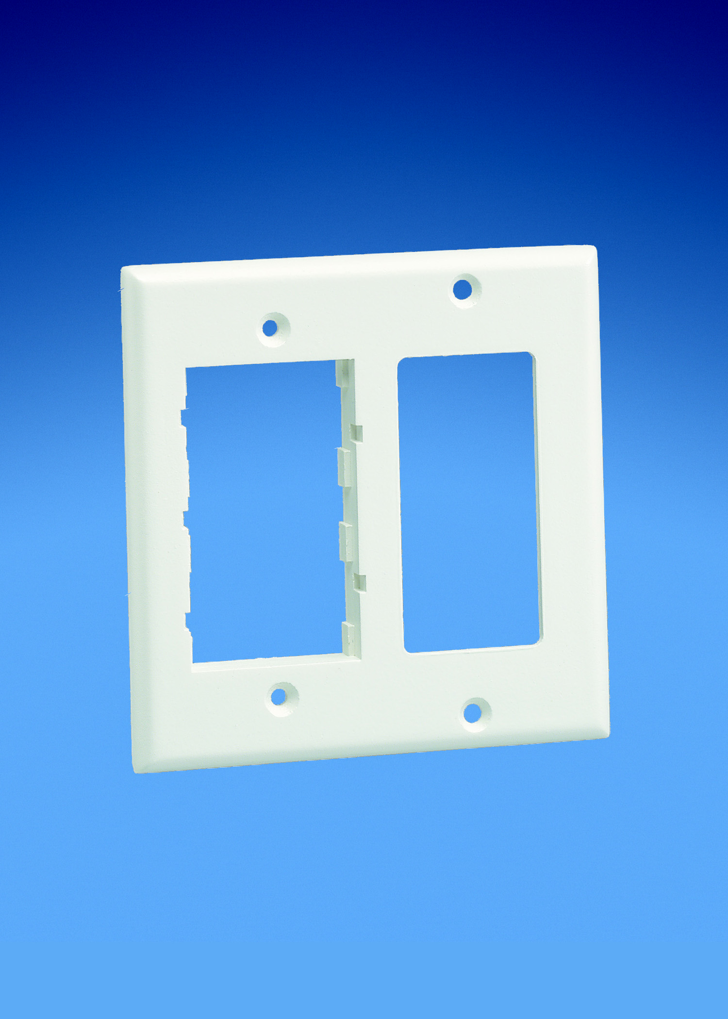 Panduit FP2RCEI Covers One Nema Standard Rectangular Electrical Receptacle, and Accepts Panduit 1/2-size, 1/3-size, and 2/3-size Inserts Product image for Panduit FP2RCEI Covers One Nema Standard Rectangular Electrical Receptacle, and Accepts Panduit 1/2-size, 1/3-size, and 2/3-size Inserts