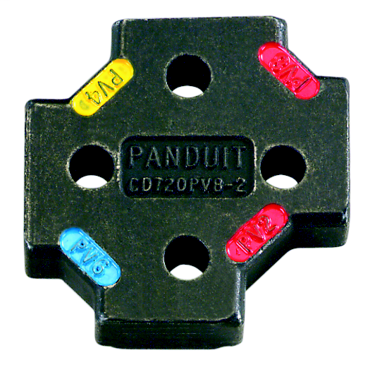 Product image for Panduit CD-720-4 Crimp Die for CT-720, 300 kcmil Copper, 4/0 AWG Aluminum