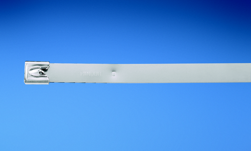 Product image for Panduit MLT8EH-LP316 MLT Tie, 316 SS, Extra Heavy, 29.7" (754mm), .010" (.25mm) thk