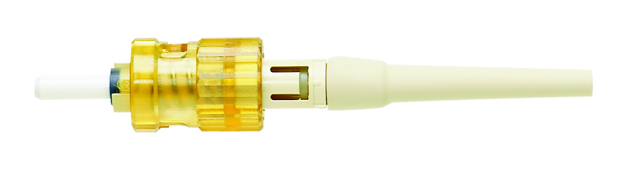 Product image for Panduit FSTMC6EI ST 62.5/125?m multimode simplex connector, electric ivory boot