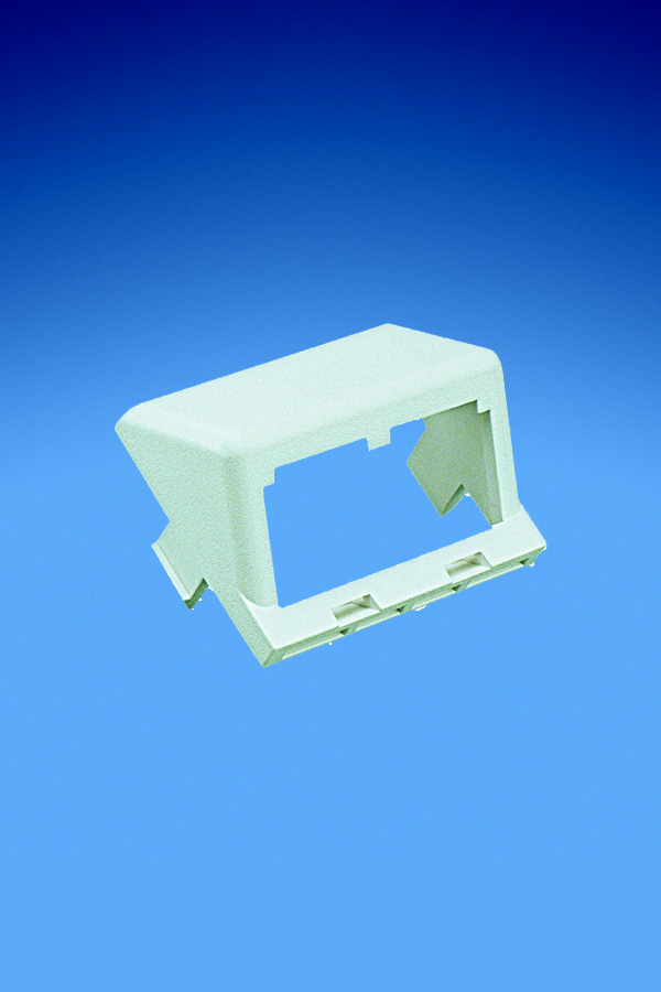 Product image for Panduit CHS2IG-X Insert, 2 Port, Sloped, Intl Gray