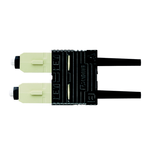 Product image for Panduit FSCDMC5BL Sc Multimode Duplex Fiber Optic Connector, Black Boot