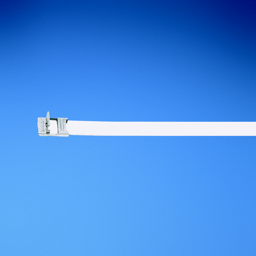 Product image for Panduit MS2W38T15-L4 MS Strapping, 304 SS, .38" (9.5mm) Wd, 11.8" (300mm), .015" (.38mm) thk