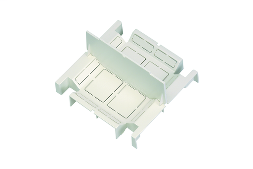 Product image for Panduit JBD2 Double Gang Pass-through Divider. Allows Power And Communication Outlets To Be Routed In Series. For Use With Jbp2d When Installing Ld2p10 Raceway.