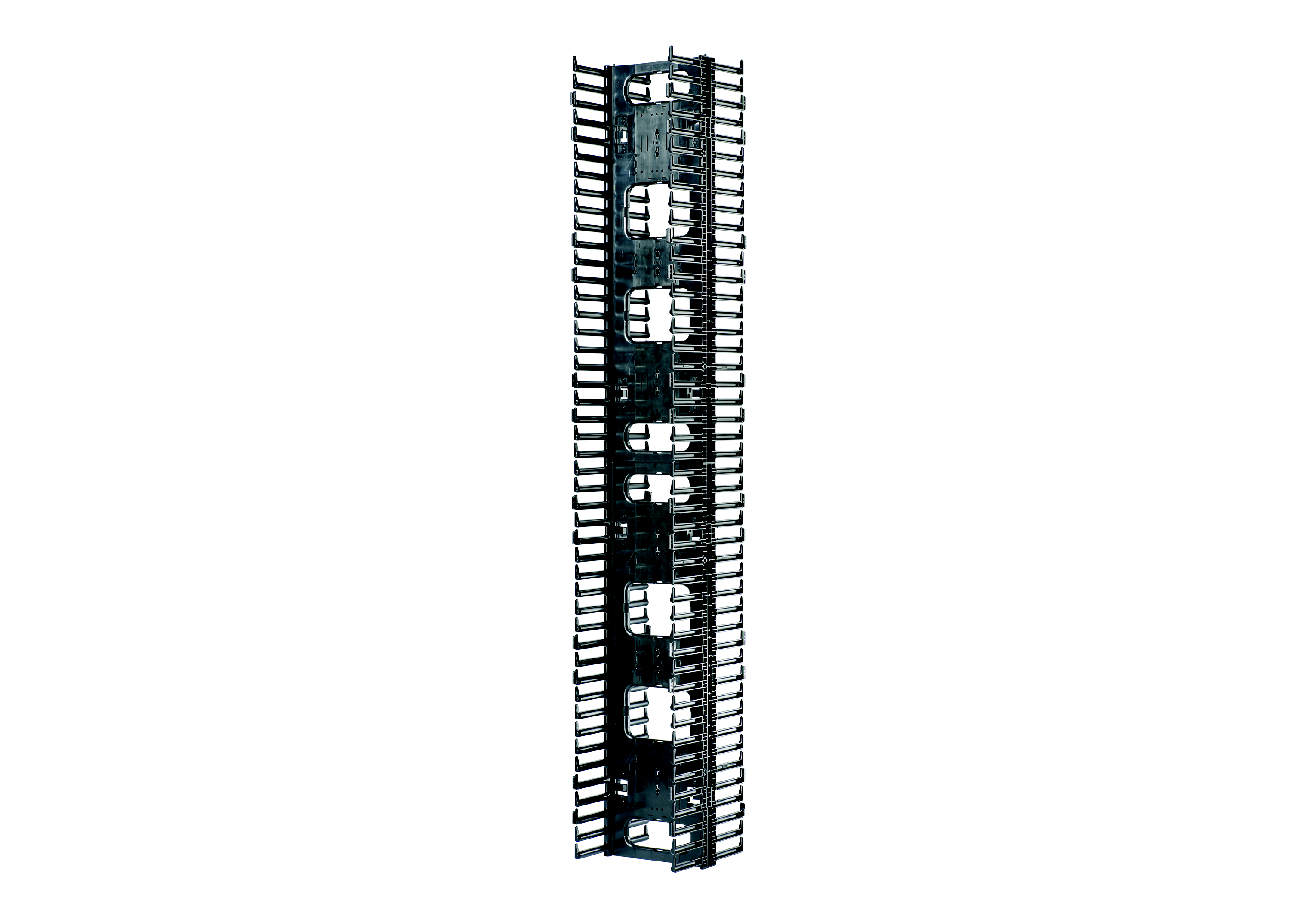Product image for Panduit NRV12 45RU 12" wide NetRunner™ High Capacity Verticalical Cable Manager, dual sided, (2) 22.5RU sections