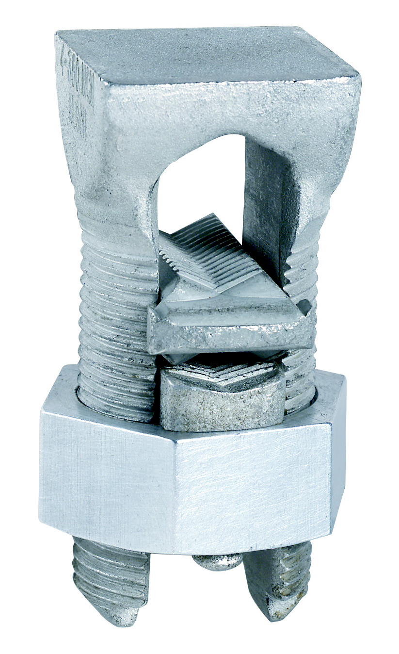 Product image for Panduit SBA1/0-Q Split Bolt, Aluminum, 1/0 STR - #8 SOL AWG, Dual Rated
