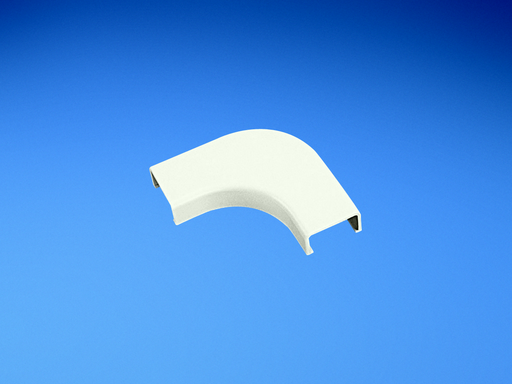 Product image for Panduit RAFC5IG-X Right angle fitting for use with LD5, LDPH5, and LDS5 raceway.