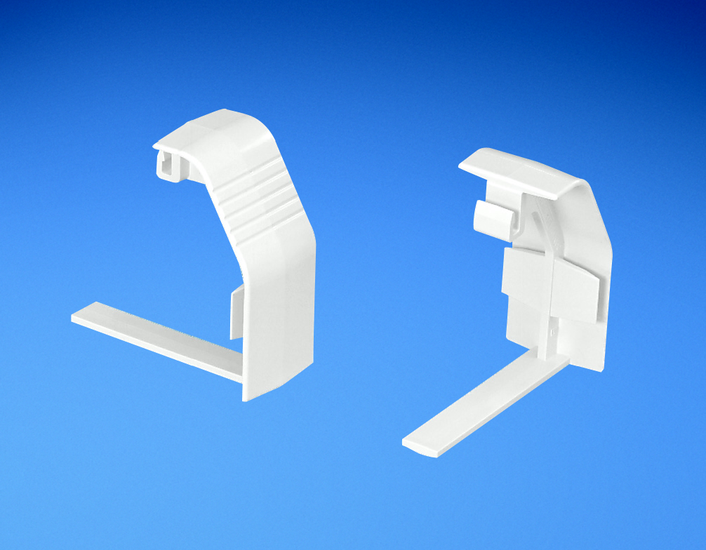 Product image for Panduit TG70bCEI-X Base Coupler Fitting. Each Piece Includes Two Base Coupler Halves For Joining Sections Of Tg-70 Base Together.