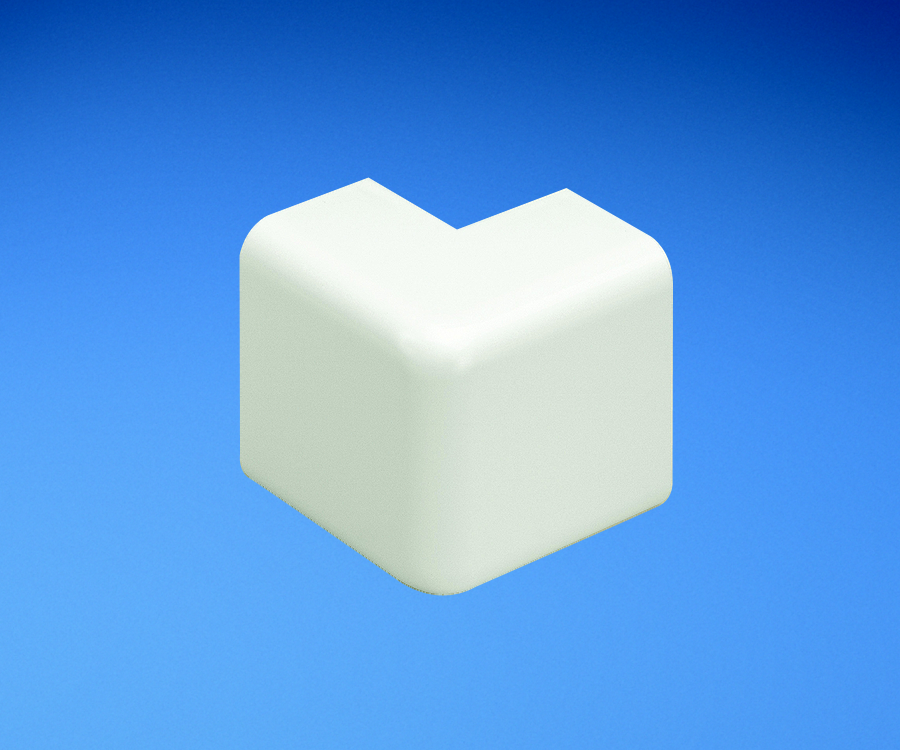 Product image for Panduit OCF3IG-E Outside corner fitting for use with LD3 raceway.