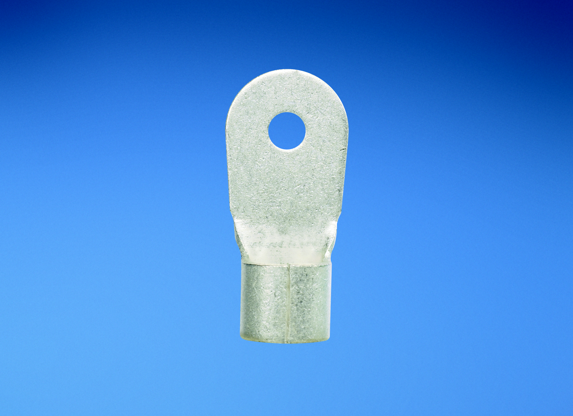 Product image for Panduit P2-14RHT6-X Ring Terminal, High Temperature, Non-Insulated, 2 AWG, 1/4" stud size