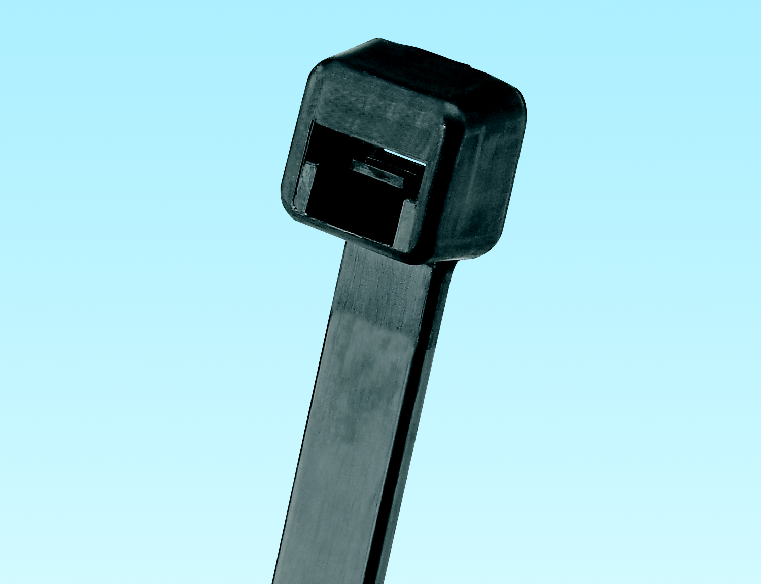 Product image for Panduit PLT1.5I-C20 5.6 Inch 40 lb Tensile Strength Black Nylon 6/6 Cable Tie