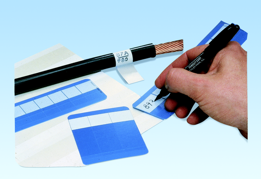 Product image for PAN PSWMH-375Y MRKRCards,.375"Wx.75