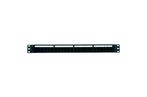 Product image for Panduit NK6PP24P NK All Molded Punchdown Patch Panel, Cat 6, Flat, 24 Port, 1 RU