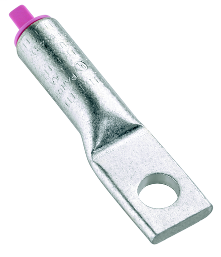Product image for Panduit LAA3/0-12-5 Aluminum Compression Lug, 1 Hole, 3/0 AWG, 1/2" (12.7mm) Stud