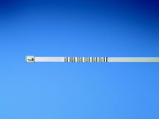 Product image for Panduit MLT6WLH-LP316 MLT Wave Tie, 316 SS, Light Heavy, 20.5" (521mm), .010" (.25mm)