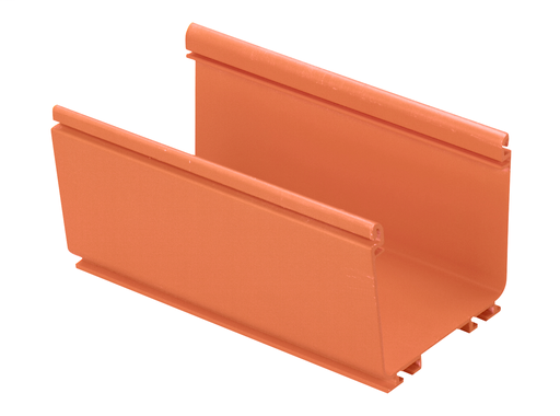 Product image for Panduit FR4X4OR6 Channel, 4" x 4" (100mm x 100mm), 6', FiberRunner, Orange