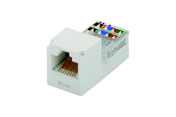 Panduit CJ88WHY Mini-Com Mini-Jack Module, Cat 3, UTP, 8 pos 8 wire, Universal, White