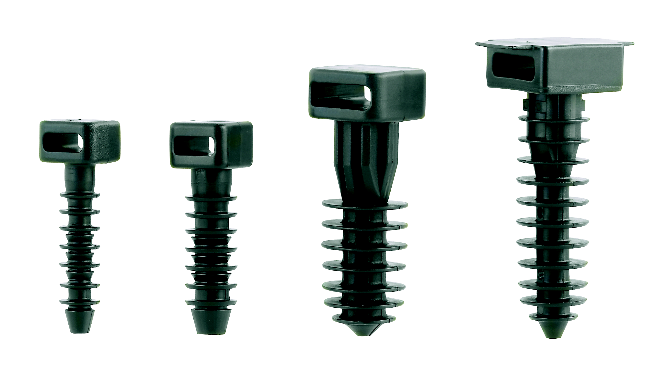Product image for Panduit SGMPMH38-L0 Masonry Push Mount, Heavy, Black, .38" (9.7mm) Hole (SG series)