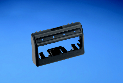 Product image for Panduit UICFFP4BL Faceplate, 4 Port, Furniture, Ultimate ID, Black