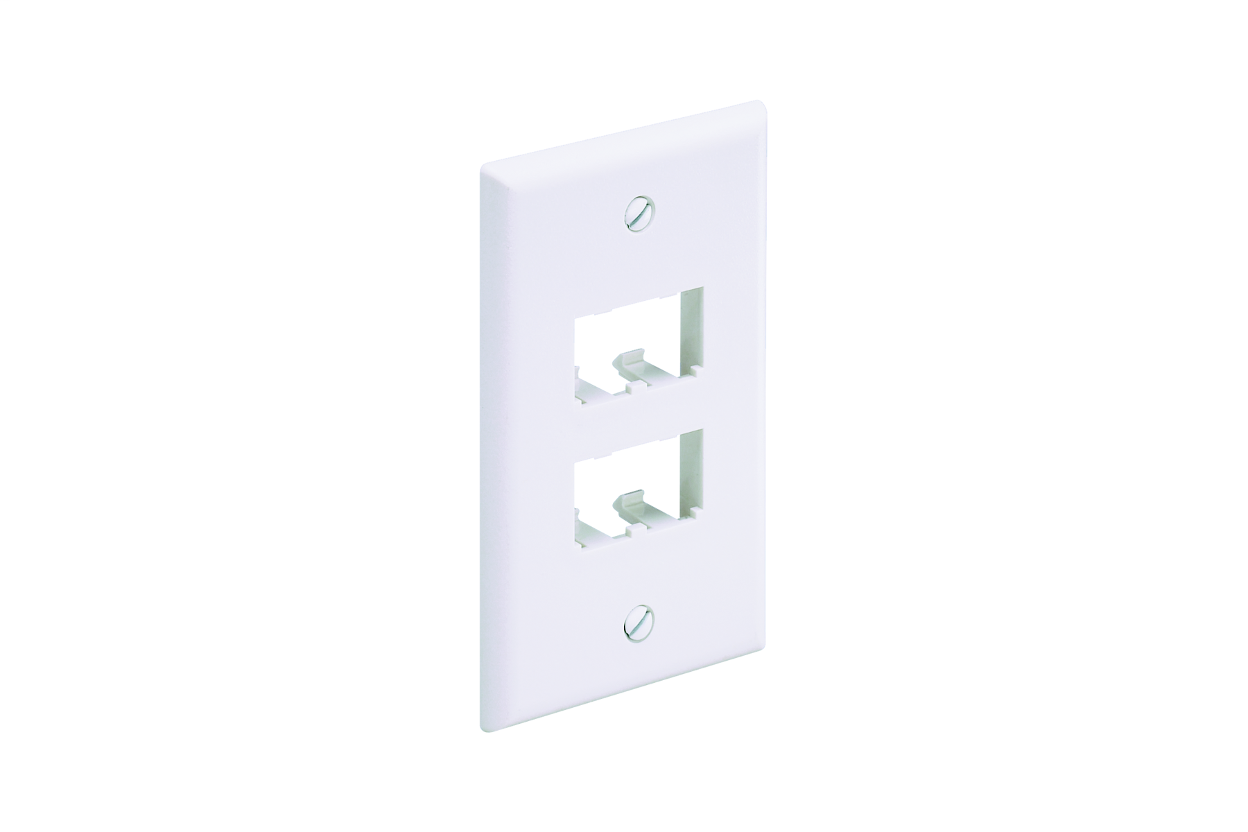 Product image for Panduit CFP4IG Faceplate, 4 Port, Classic, Intl Gray