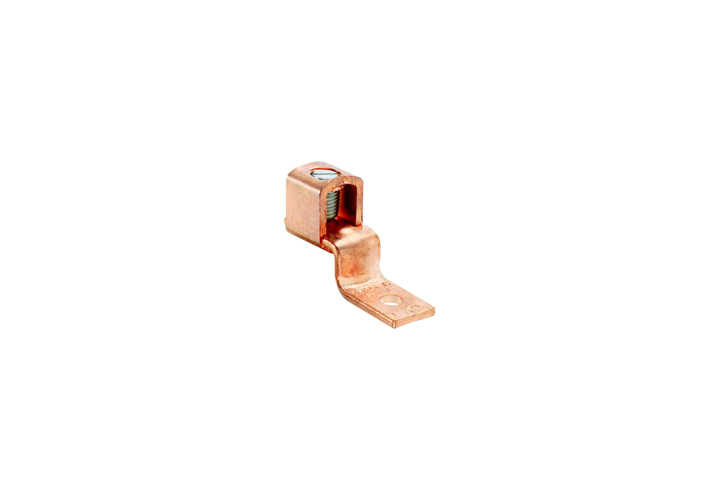 Product image for Panduit CB225-56-QY 1-Hole 1 Barrel Offset Copper Mechanical Lug