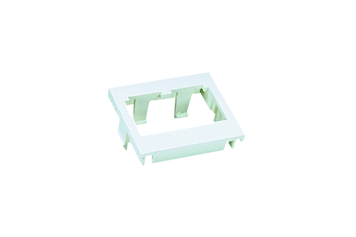 Product image for Panduit CHF2EI-X Insert, 2 Port, 1/2 Size, Flat, Electric Ivory