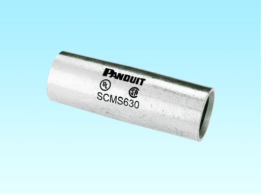 Product image for Panduit SCMS10-C Copper Compression Metric Butt Splice, 10mm? Wire
