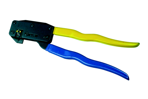 Product image for Panduit CT-400 Crimp Tool, Controlled Cycle, Crimps Panduit Insulated Terminals, Disconnects, And Splices. Military Specialty Tool.