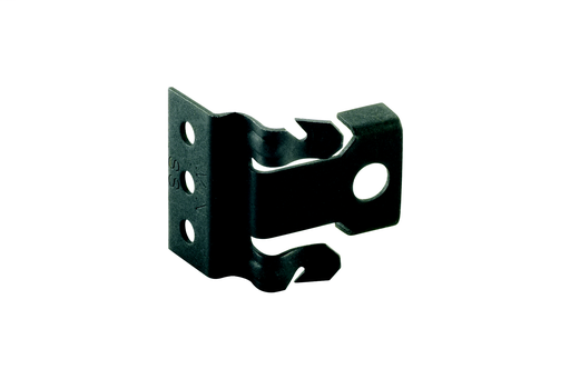 Product image for Panduit P350 Stud fastener used to secure box to stud with self-tapping screws.