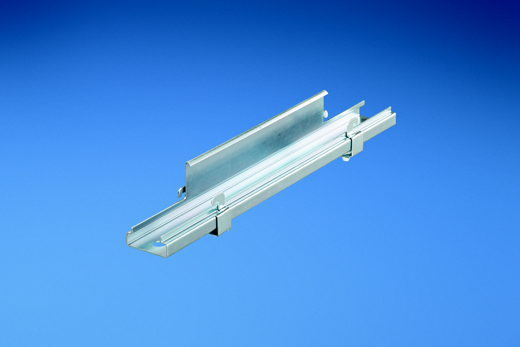 Product image for Panduit WGTBS12EZ Bracket, Trapeze, 12", Wyr-Grid, Electro Zinc Plated