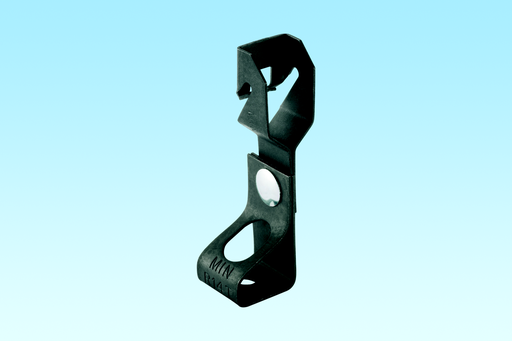 Product image for Panduit P1224TI Z-Purlin Clip with 1/4" Threaded Rod Hanger.