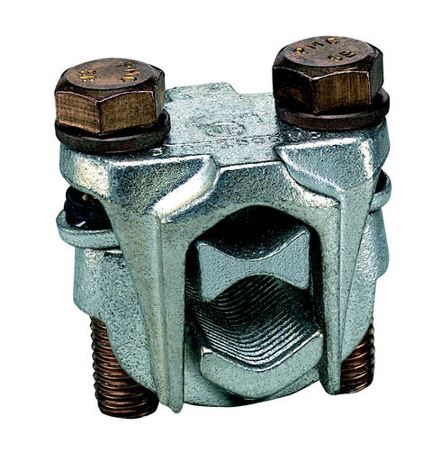 Product image for Panduit VTA-5-6 2 Bolt Connector, Bronze, Tin-Plated, 400 - 800 kcmil Run, 3/0 STR - 800 kcmil Tap