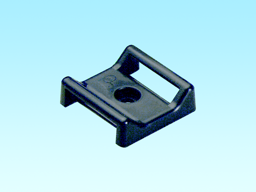 Product image for Panduit ABMT-S6-C60 Cable Tie Mount, #6 Screw (M3), 1.12"x1.12" (28.5mm x 28.5mm), BL