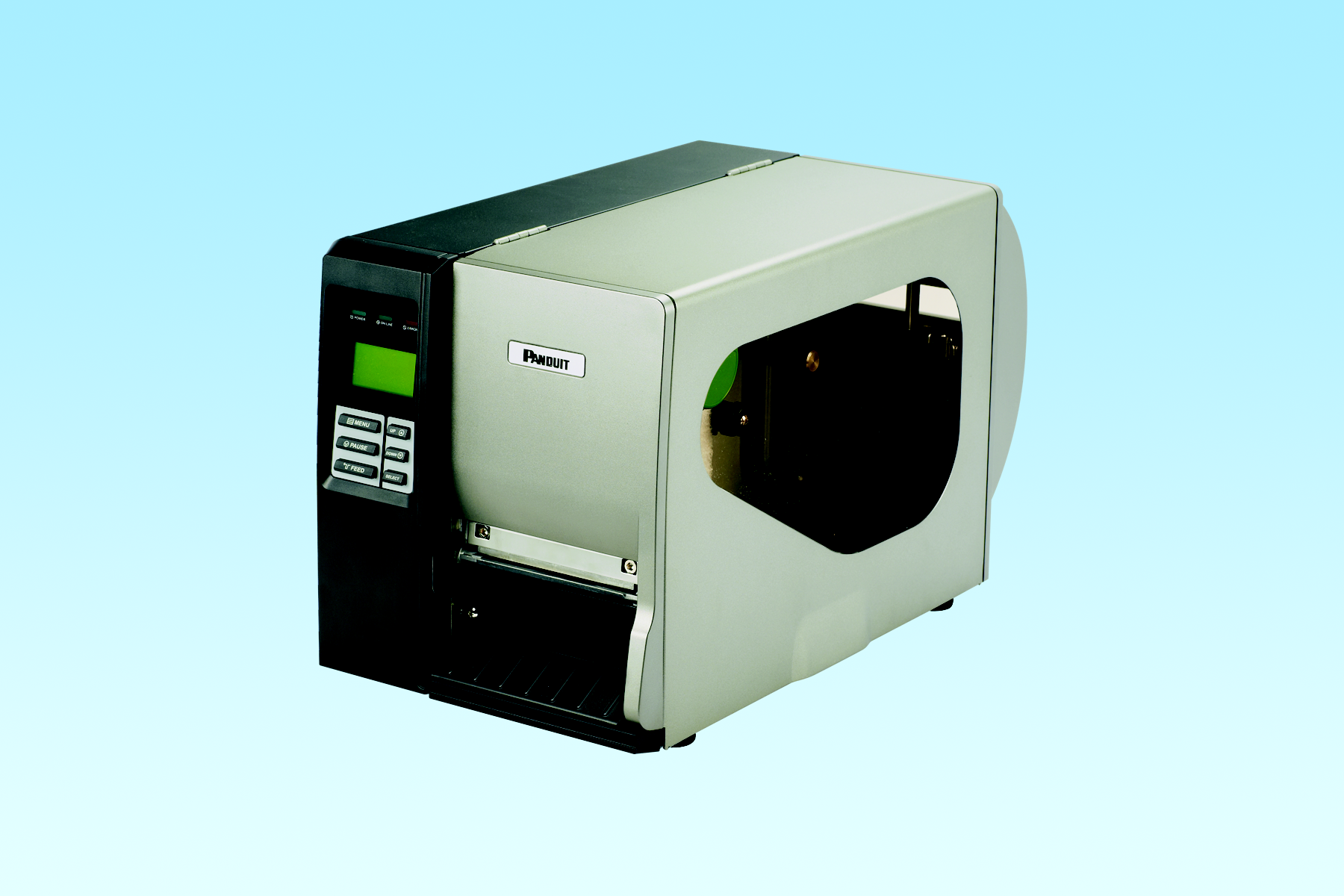 Product image for Panduit TDP46HE 600 dpi Printer Includes Easy-Mark Labeling Software, and RHEH4BL Black Hybrid Ribbon.