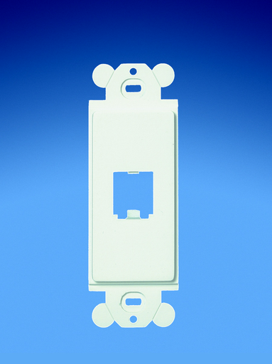 Product image for Panduit CFG1EI GFCI Frame, 1 Port, Electric Ivory