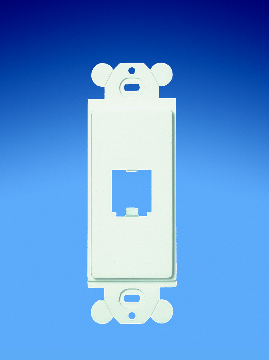 Product image for Panduit CFG1IW GFCI Frame, 1 Port, Off White